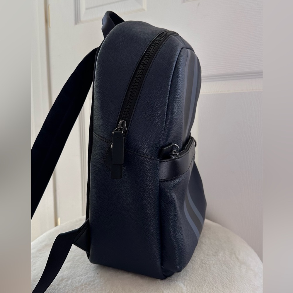 Michael Kors Navy and Black Backpack - Picture 3 of 6